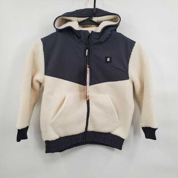 Reima Samota Fleece Jacket Kids Size 5Y NWT Regular Fit Full Zip Hooded - Picture 1 of 10